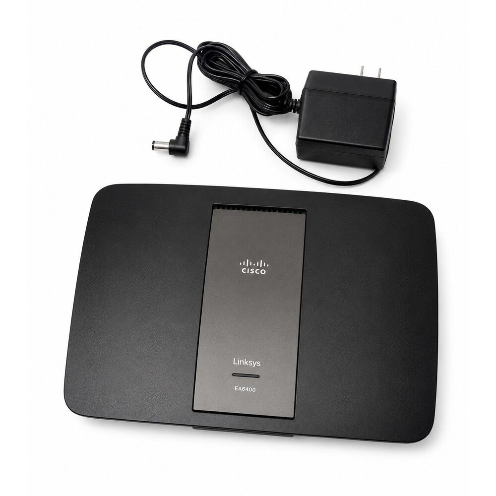Cisco Linksys EA6400 Dual-Band WiFi Router w/ Power Adapter Tested Working
